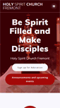 Mobile Screenshot of holyspiritfremont.org